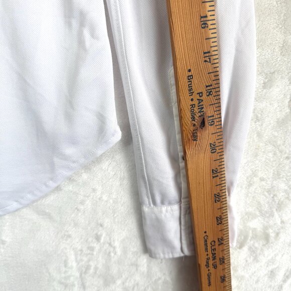 Ariat Pro Series Equestrian Wrap Collar Mesh Sleeves Show Shirt Womens XS White - Picture 10 of 11